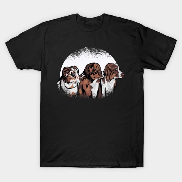 Australian Shepherd Dog T-Shirt by MimicGaming